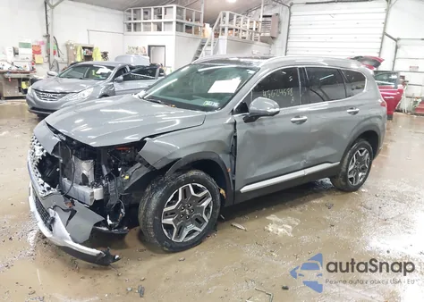 2023 Hyundai Santa Fe Hybrid Limited из США, поврежденный, VIN 5NMS5DA1XPH024390